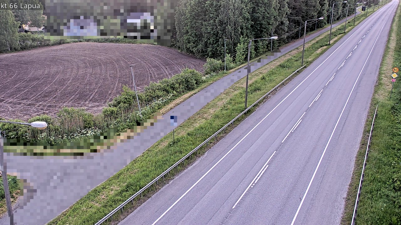 Weather Camera Image Väg 66 Lappo, Lapua, Etelä-Pohjanmaa