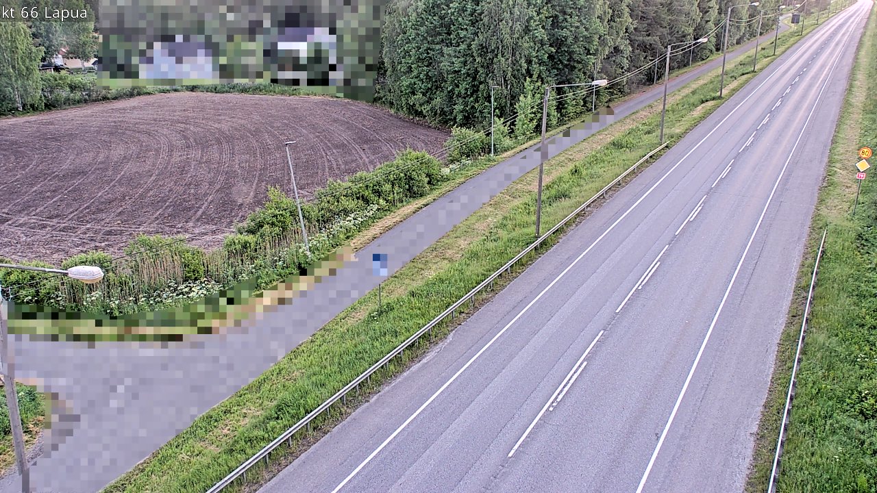 Weather Camera Image Väg 66 Lappo, Lapua, Etelä-Pohjanmaa