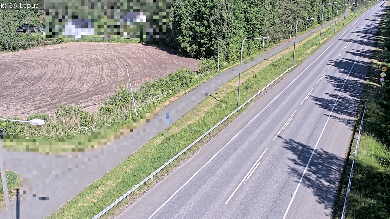 Weather Camera Image Väg 66 Lappo, Lapua, Etelä-Pohjanmaa