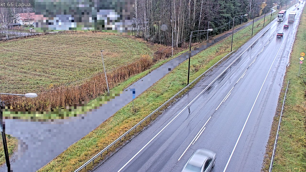 Weather Camera Image Väg 66 Lappo, Lapua, Etelä-Pohjanmaa