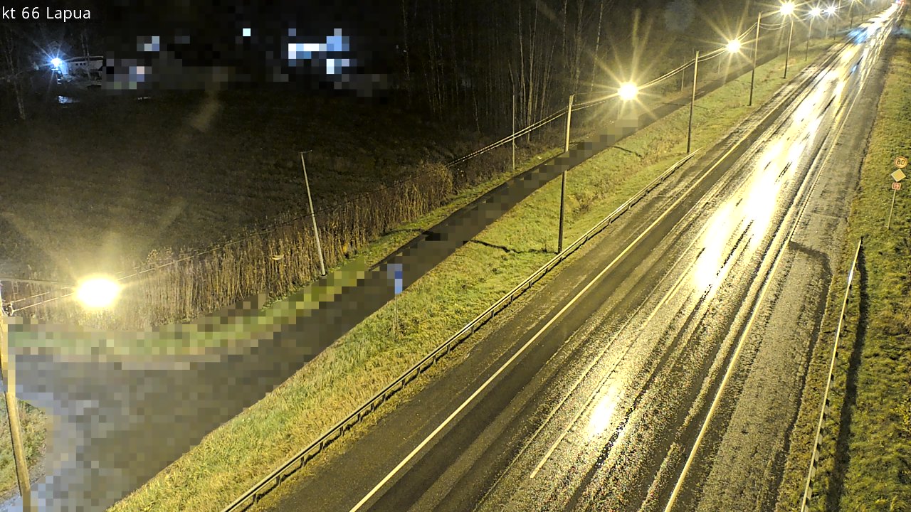 Weather Camera Image Väg 66 Lappo, Lapua, Etelä-Pohjanmaa