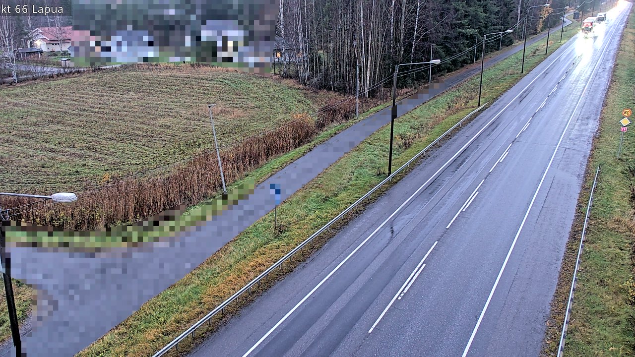 Weather Camera Image Väg 66 Lappo, Lapua, Etelä-Pohjanmaa