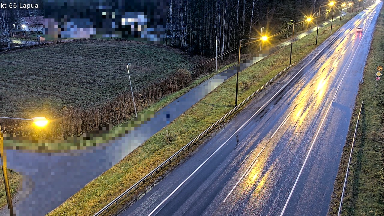 Weather Camera Image Väg 66 Lappo, Lapua, Etelä-Pohjanmaa