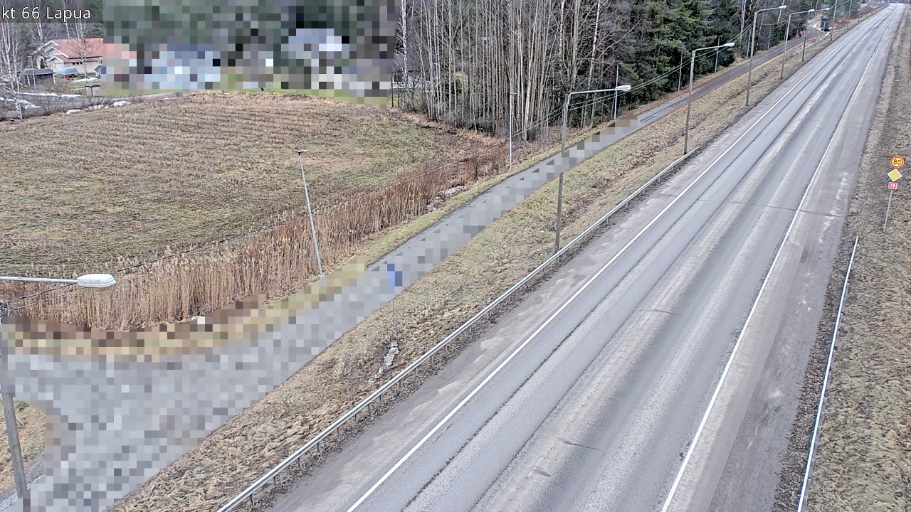 Weather Camera Image Väg 66 Lappo, Lapua, Etelä-Pohjanmaa