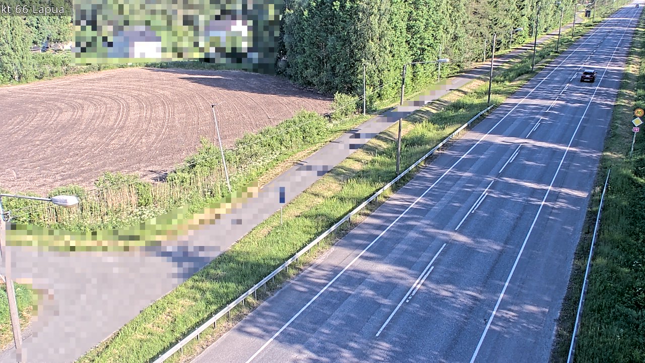Weather Camera Image Väg 66 Lappo, Lapua, Etelä-Pohjanmaa