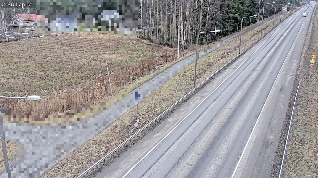 Weather Camera Image Väg 66 Lappo, Lapua, Etelä-Pohjanmaa