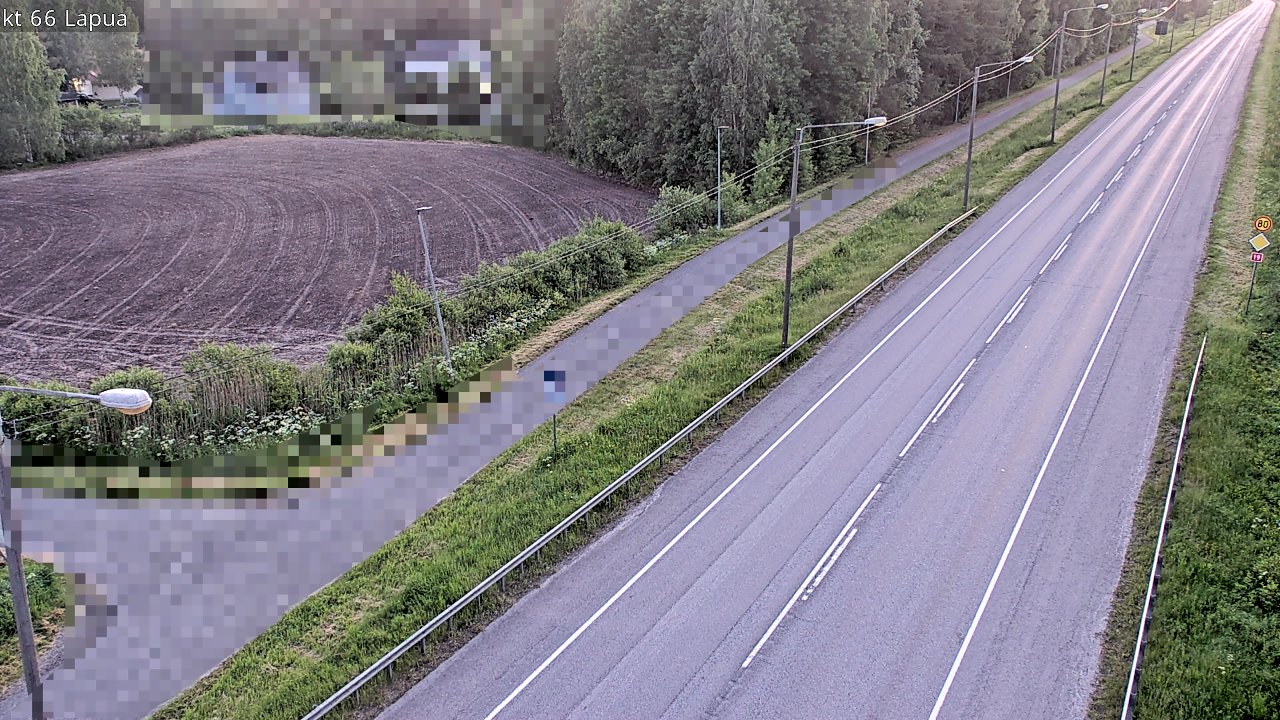 Weather Camera Image Väg 66 Lappo, Lapua, Etelä-Pohjanmaa