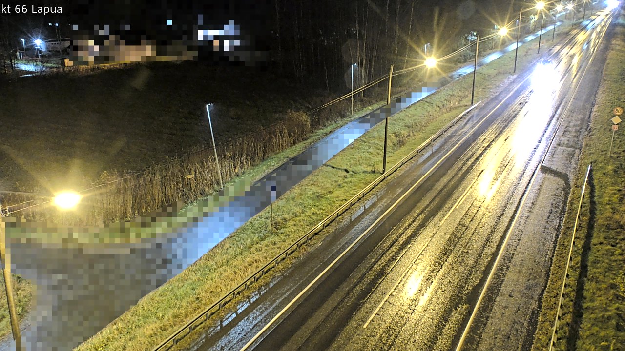 Weather Camera Image Väg 66 Lappo, Lapua, Etelä-Pohjanmaa