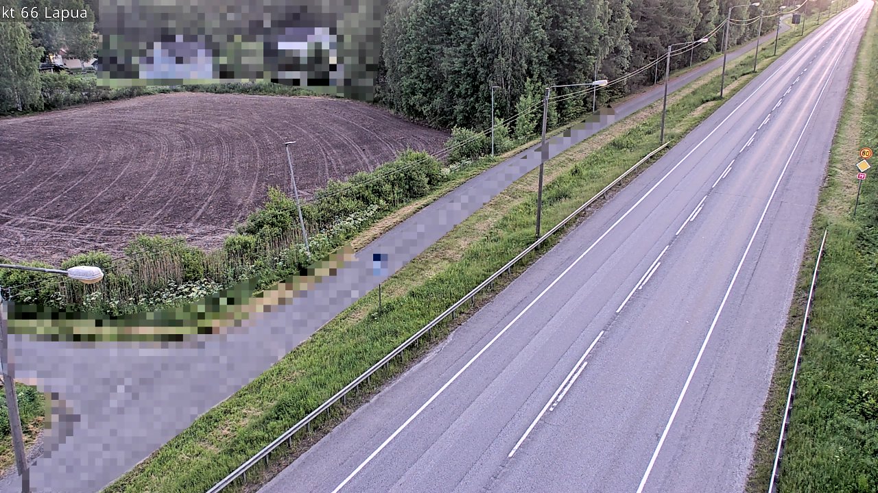 Weather Camera Image Väg 66 Lappo, Lapua, Etelä-Pohjanmaa