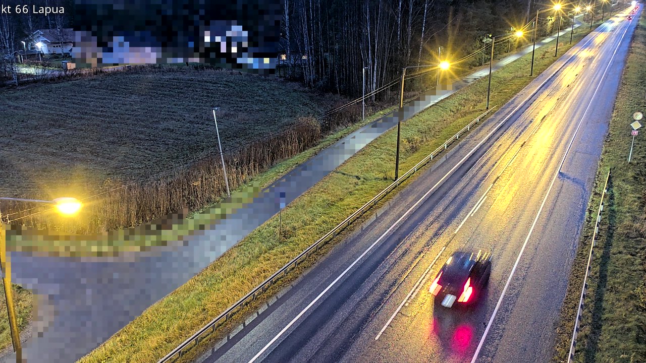Weather Camera Image Väg 66 Lappo, Lapua, Etelä-Pohjanmaa