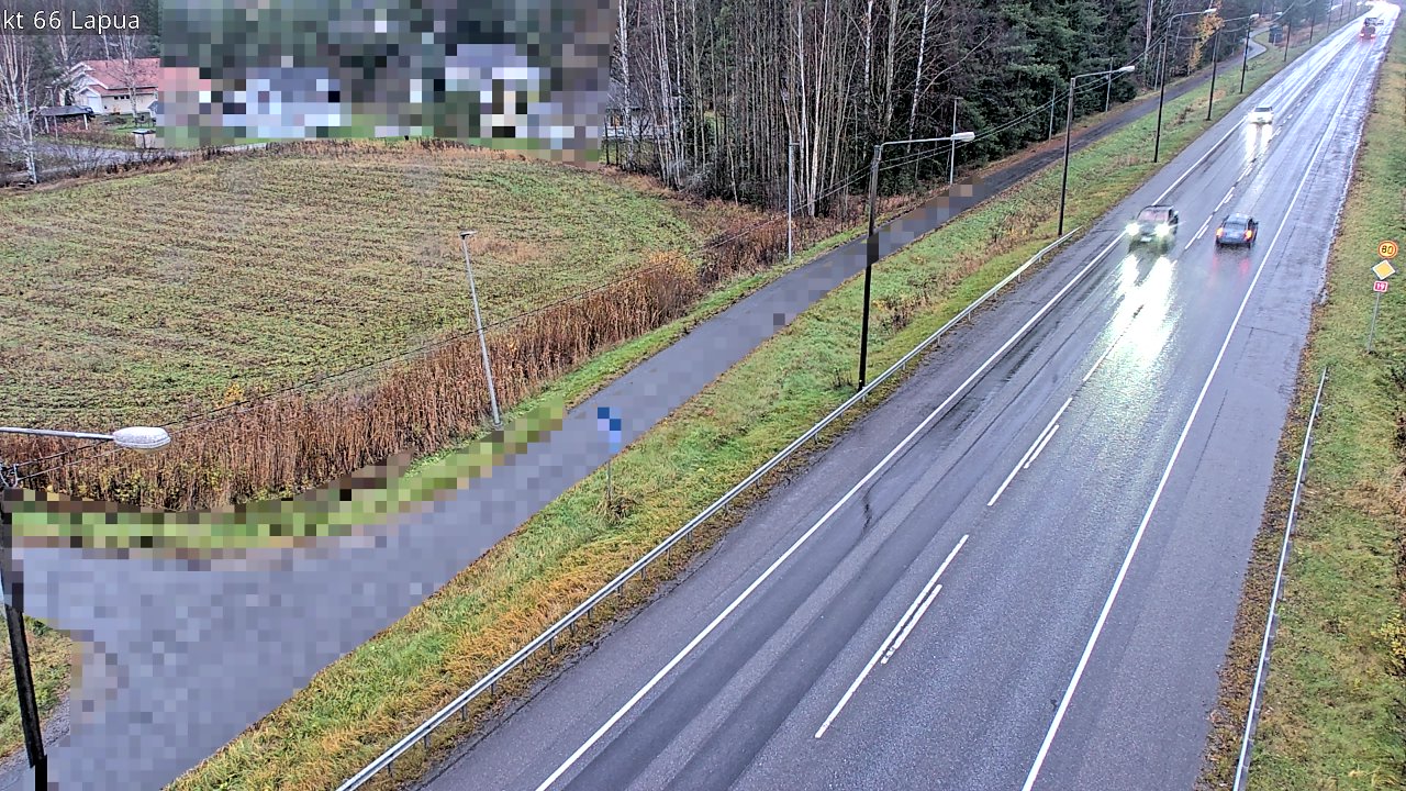 Weather Camera Image Väg 66 Lappo, Lapua, Etelä-Pohjanmaa