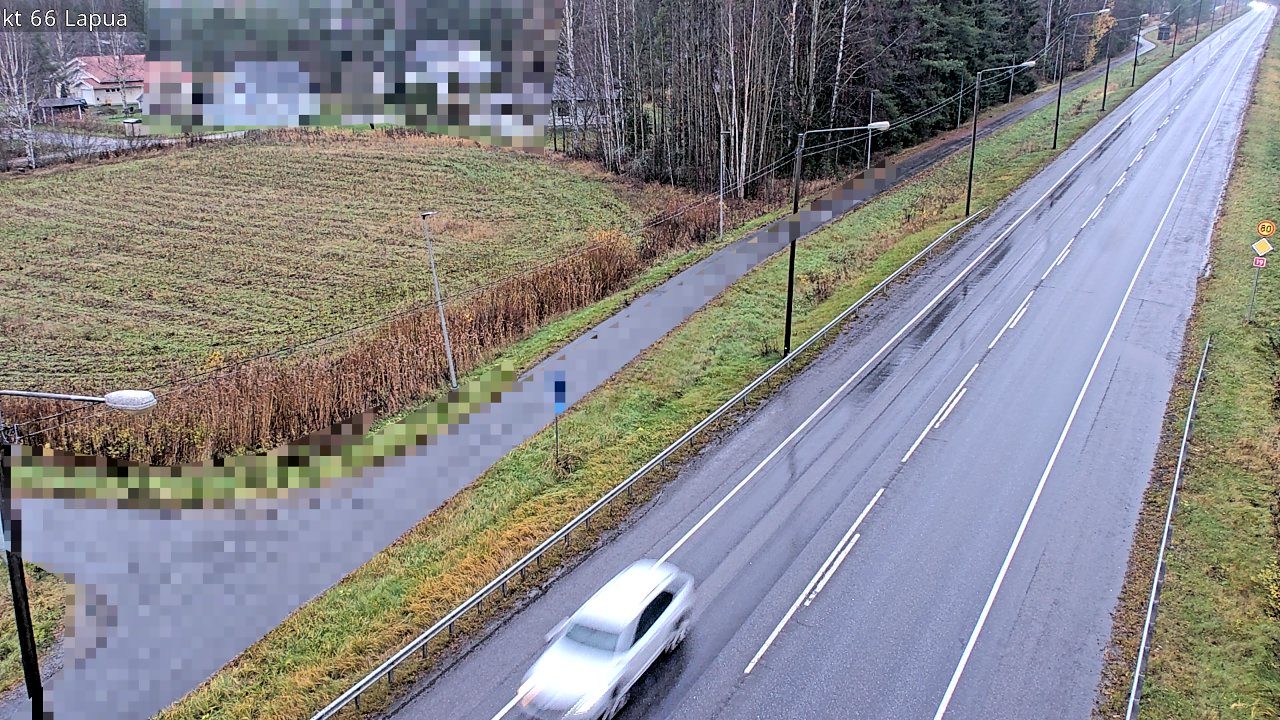 Weather Camera Image Väg 66 Lappo, Lapua, Etelä-Pohjanmaa