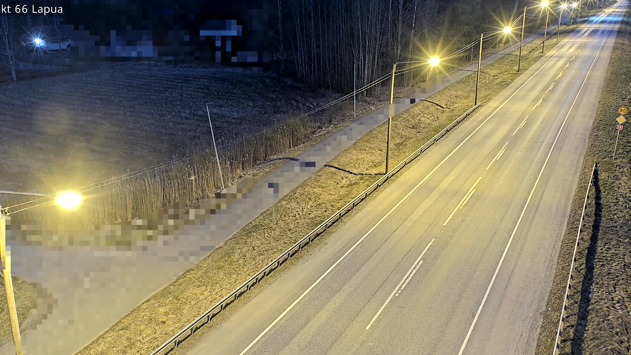 Weather Camera Image Väg 66 Lappo, Lapua, Etelä-Pohjanmaa