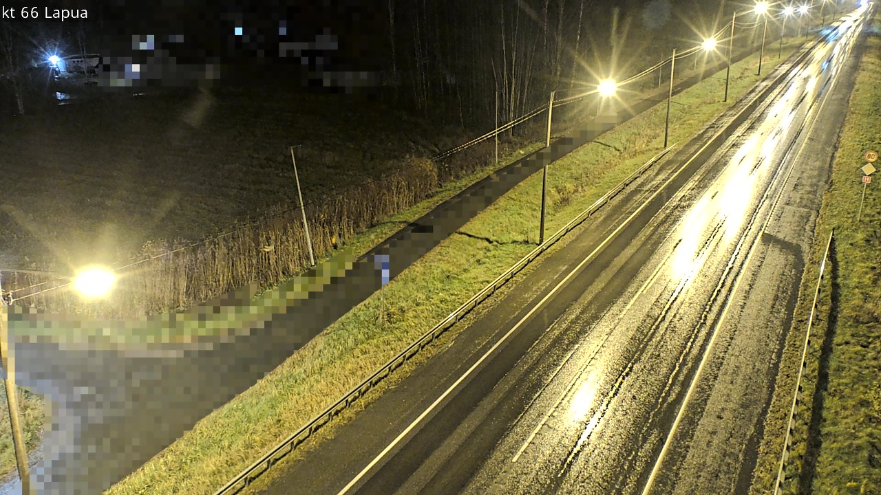 Weather Camera Image Väg 66 Lappo, Lapua, Etelä-Pohjanmaa