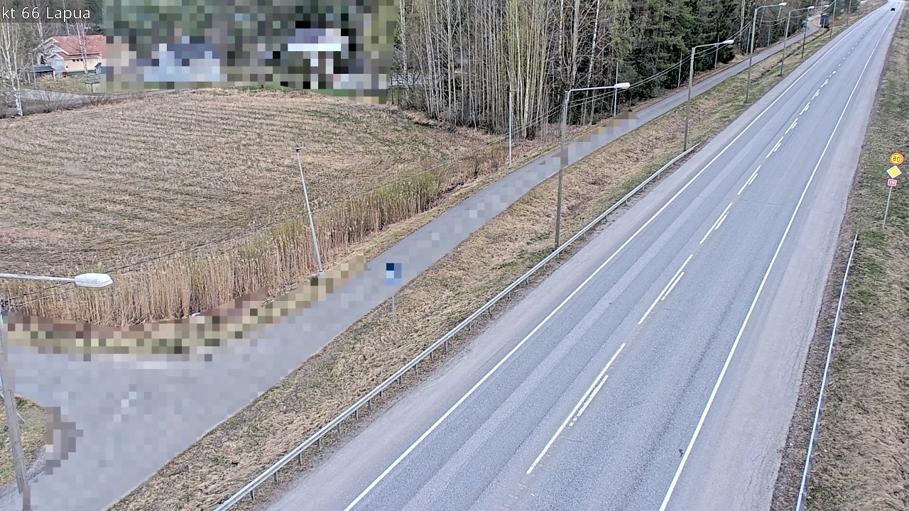 Weather Camera Image Väg 66 Lappo, Lapua, Etelä-Pohjanmaa