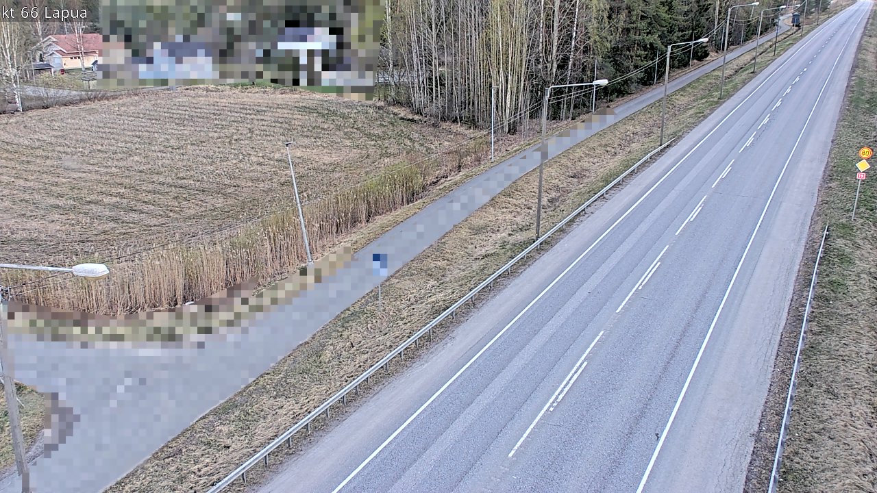 Weather Camera Image Väg 66 Lappo, Lapua, Etelä-Pohjanmaa