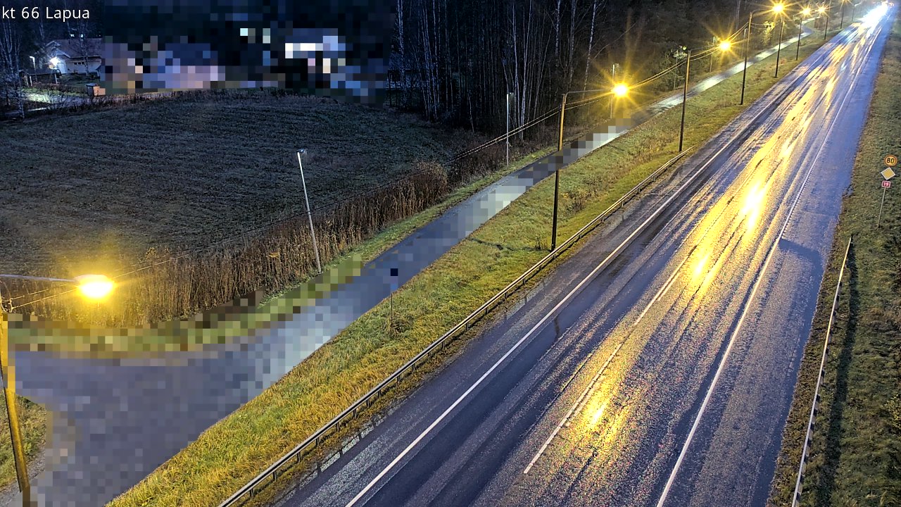 Weather Camera Image Väg 66 Lappo, Lapua, Etelä-Pohjanmaa