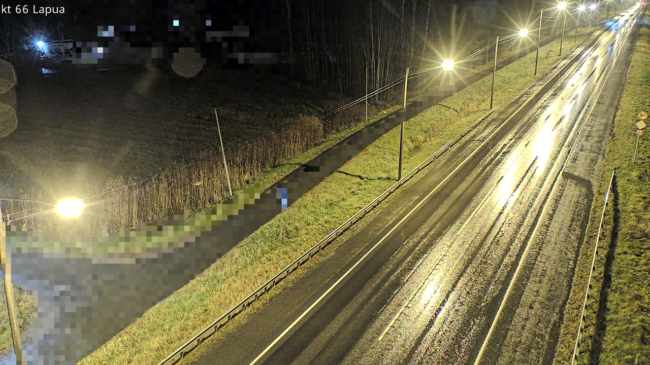 Weather Camera Image Väg 66 Lappo, Lapua, Etelä-Pohjanmaa
