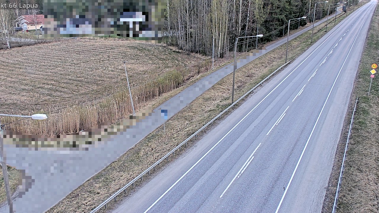 Weather Camera Image Väg 66 Lappo, Lapua, Etelä-Pohjanmaa