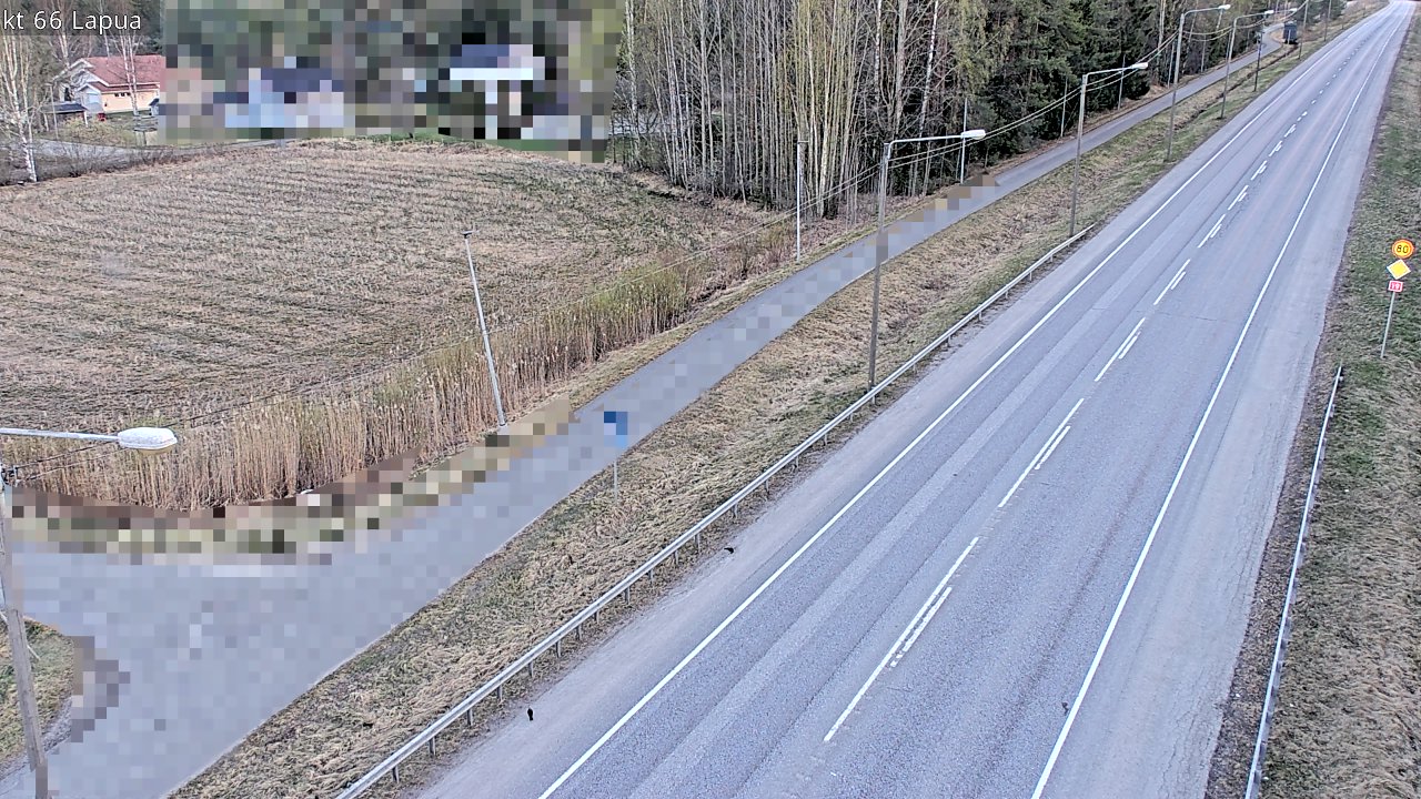 Weather Camera Image Väg 66 Lappo, Lapua, Etelä-Pohjanmaa