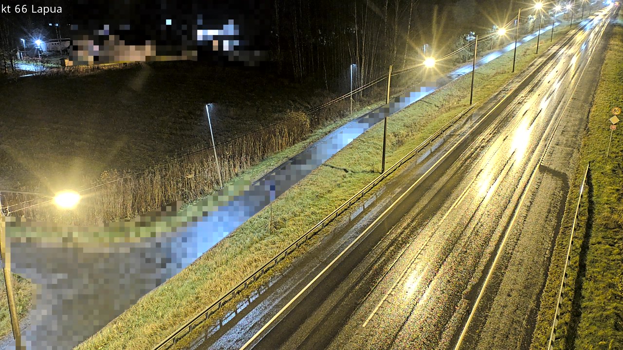 Weather Camera Image Väg 66 Lappo, Lapua, Etelä-Pohjanmaa