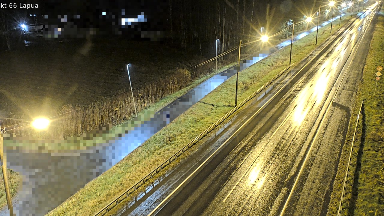 Weather Camera Image Väg 66 Lappo, Lapua, Etelä-Pohjanmaa