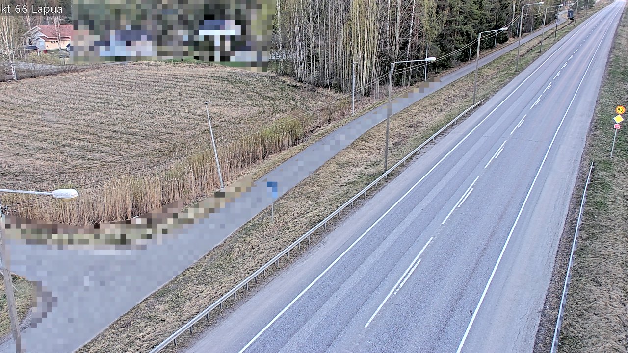 Weather Camera Image Väg 66 Lappo, Lapua, Etelä-Pohjanmaa
