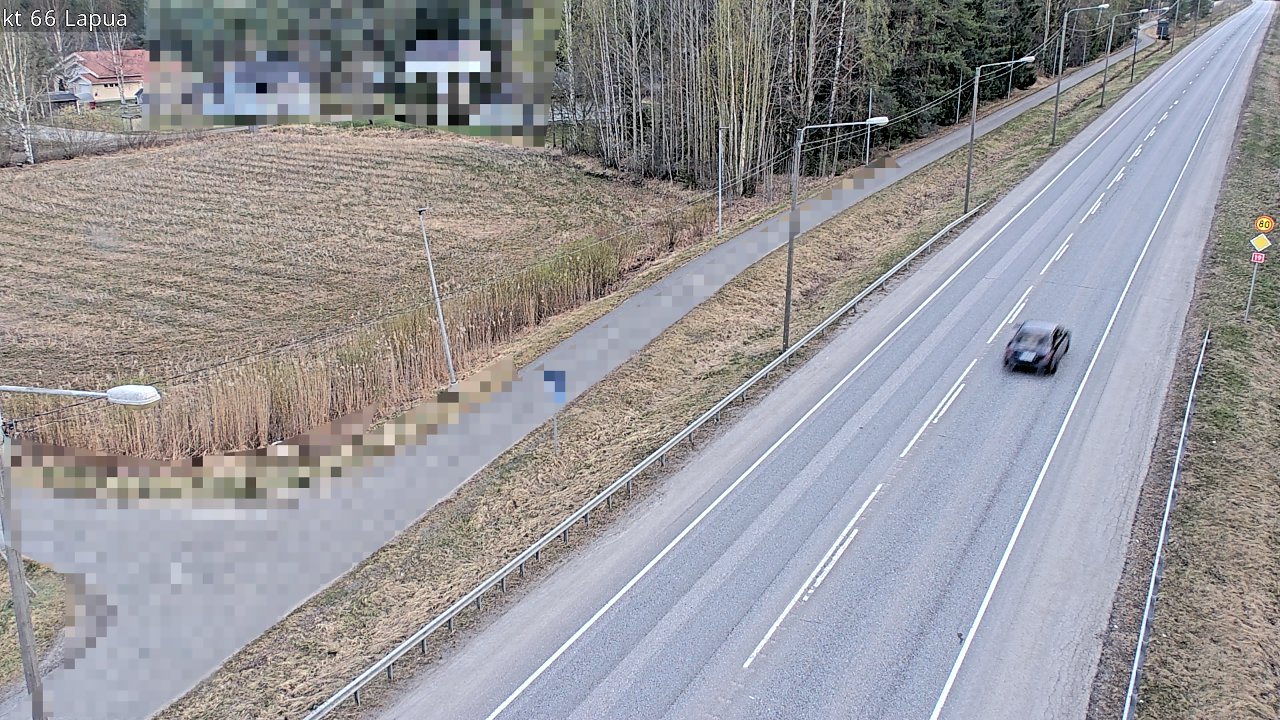Weather Camera Image Väg 66 Lappo, Lapua, Etelä-Pohjanmaa