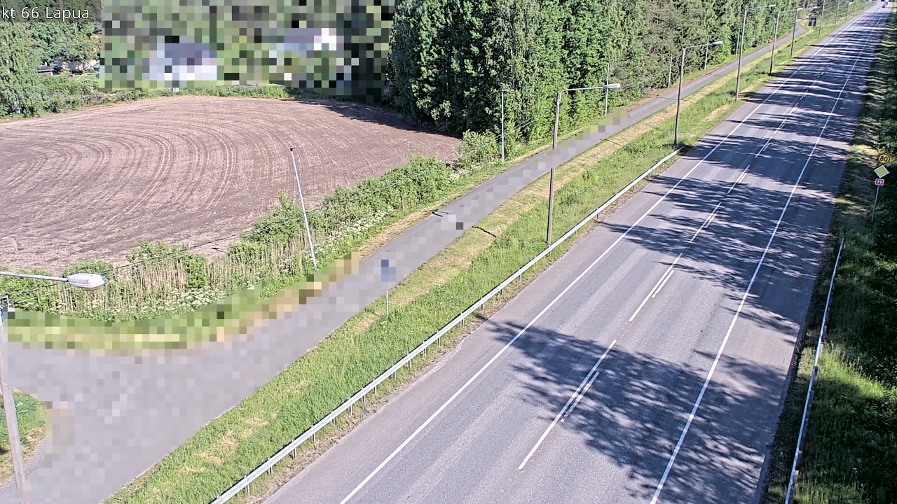 Weather Camera Image Väg 66 Lappo, Lapua, Etelä-Pohjanmaa