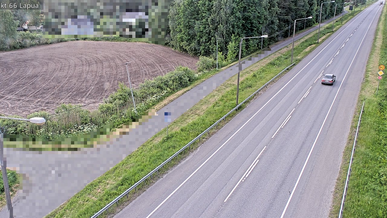 Weather Camera Image Väg 66 Lappo, Lapua, Etelä-Pohjanmaa