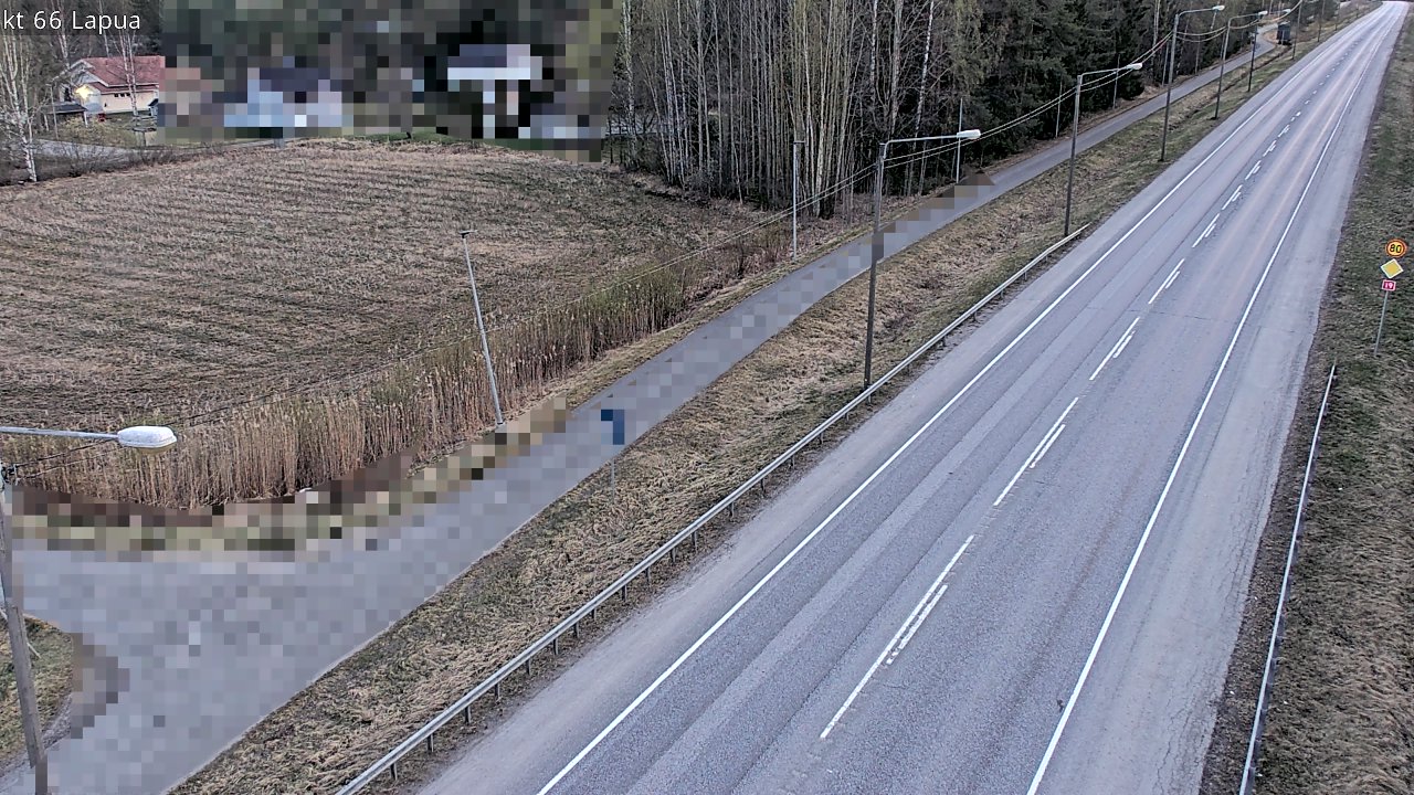 Weather Camera Image Väg 66 Lappo, Lapua, Etelä-Pohjanmaa