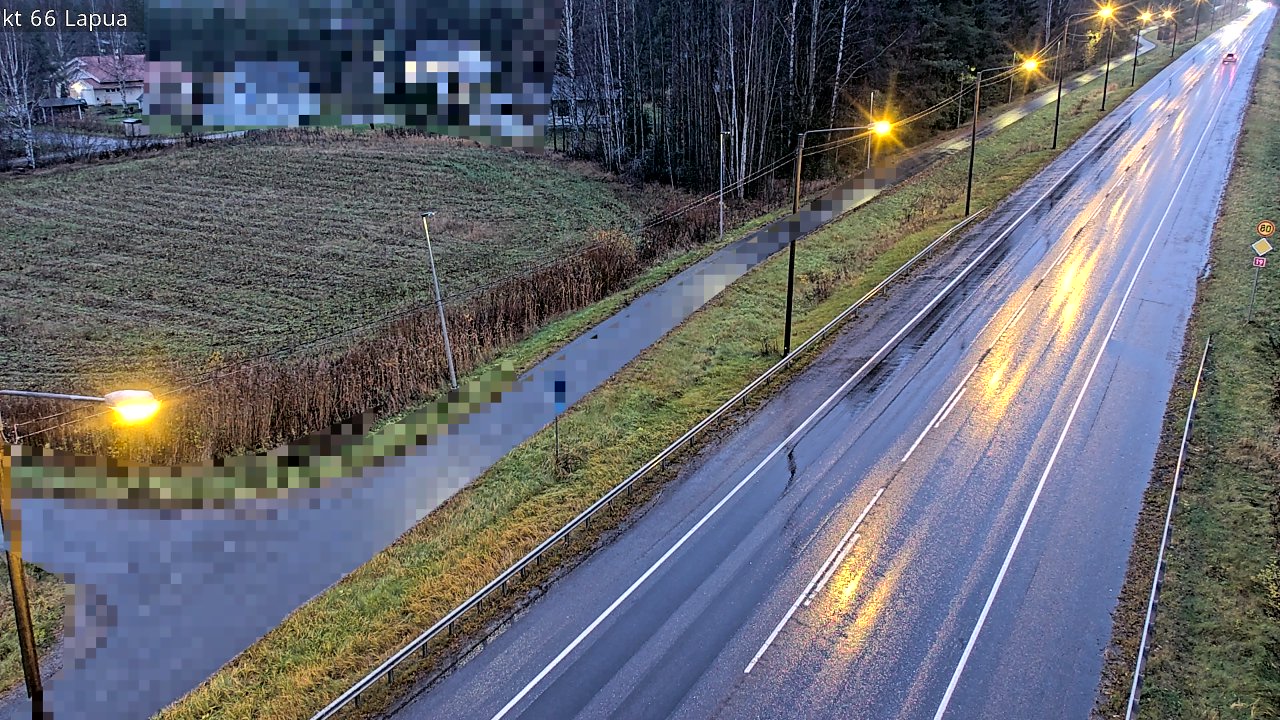 Weather Camera Image Väg 66 Lappo, Lapua, Etelä-Pohjanmaa