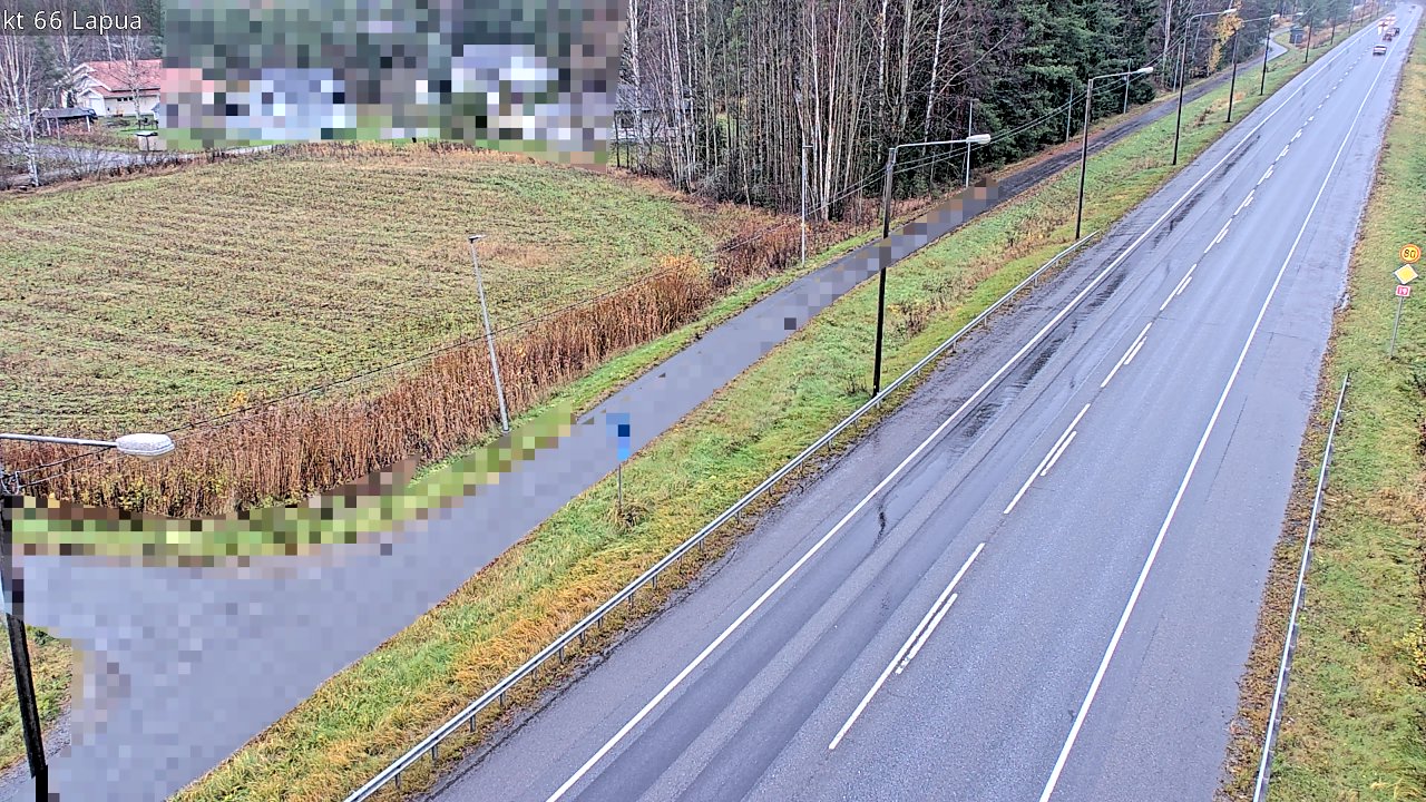 Weather Camera Image Väg 66 Lappo, Lapua, Etelä-Pohjanmaa