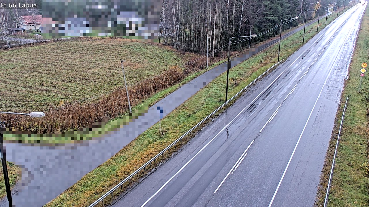 Weather Camera Image Väg 66 Lappo, Lapua, Etelä-Pohjanmaa