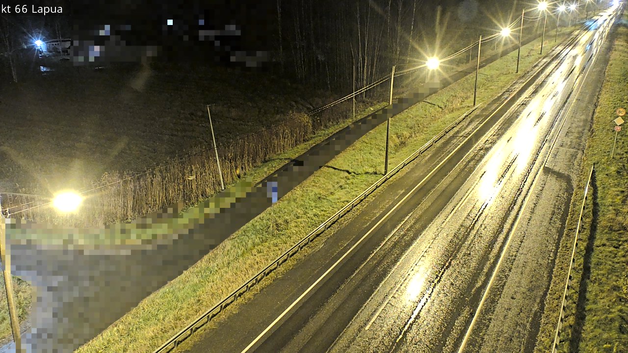 Weather Camera Image Väg 66 Lappo, Lapua, Etelä-Pohjanmaa