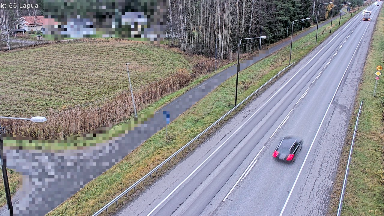 Weather Camera Image Väg 66 Lappo, Lapua, Etelä-Pohjanmaa