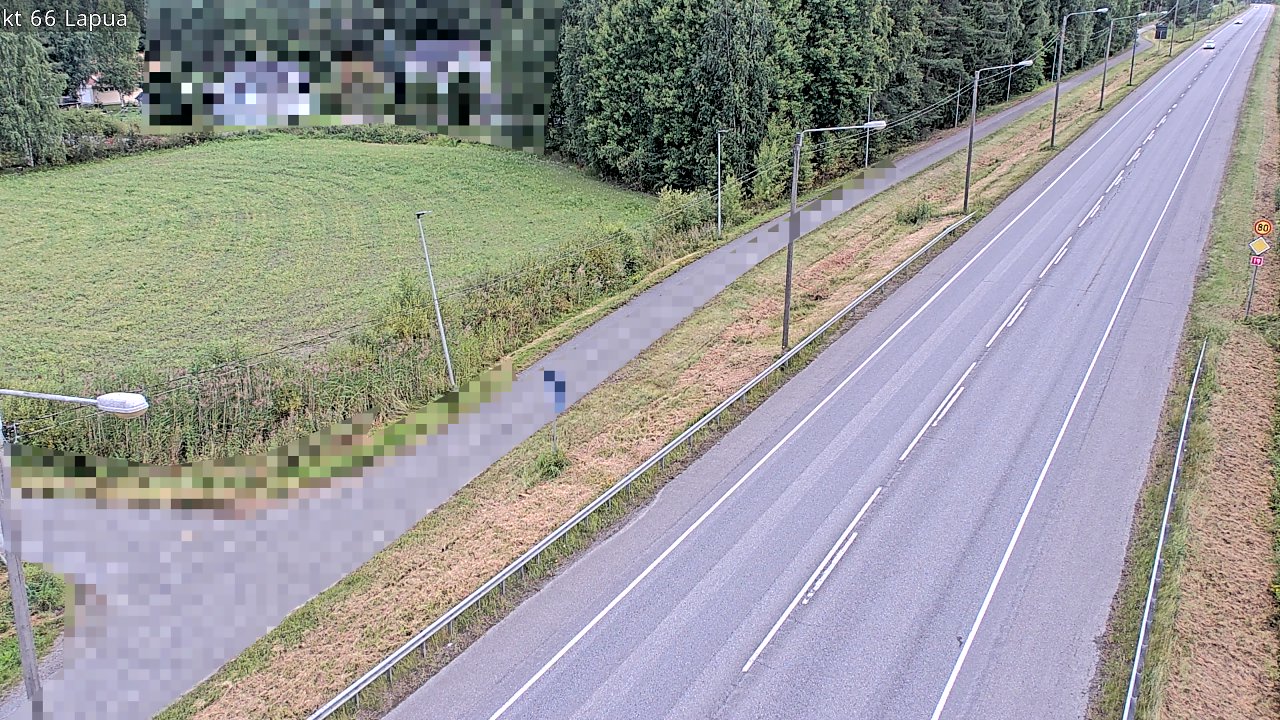 Weather Camera Image Väg 66 Lappo, Lapua, Etelä-Pohjanmaa