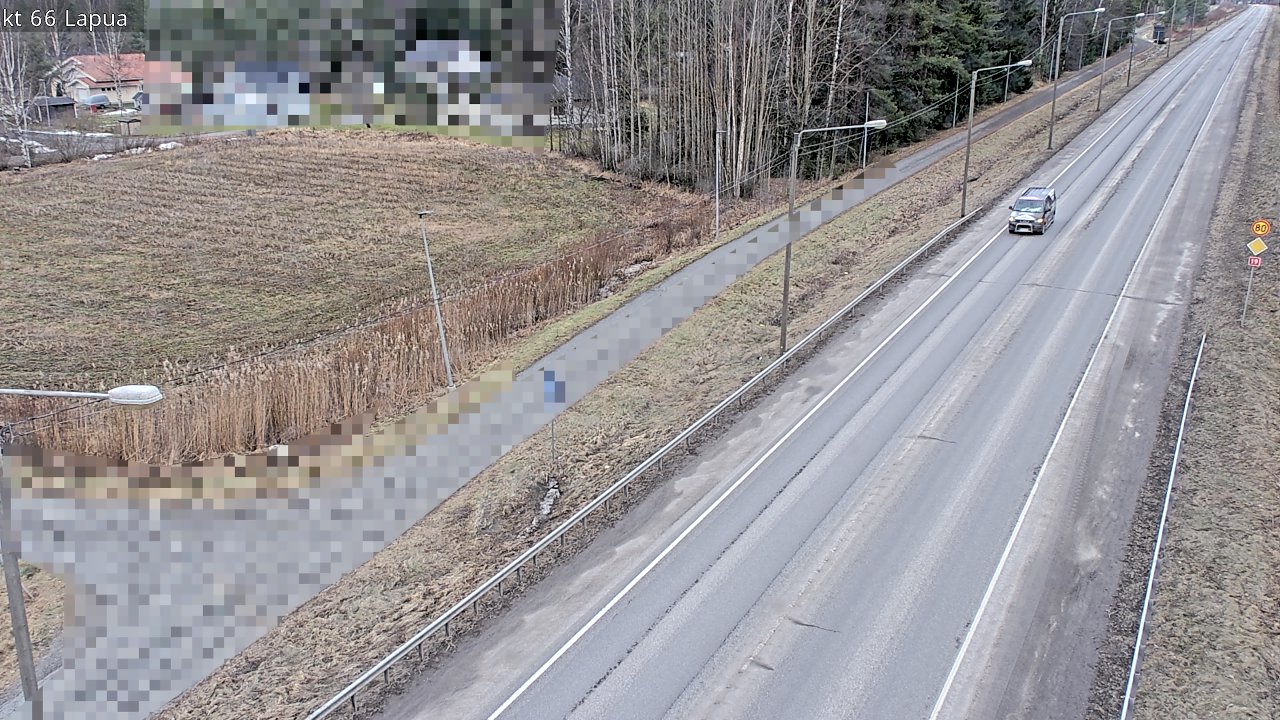 Weather Camera Image Väg 66 Lappo, Lapua, Etelä-Pohjanmaa