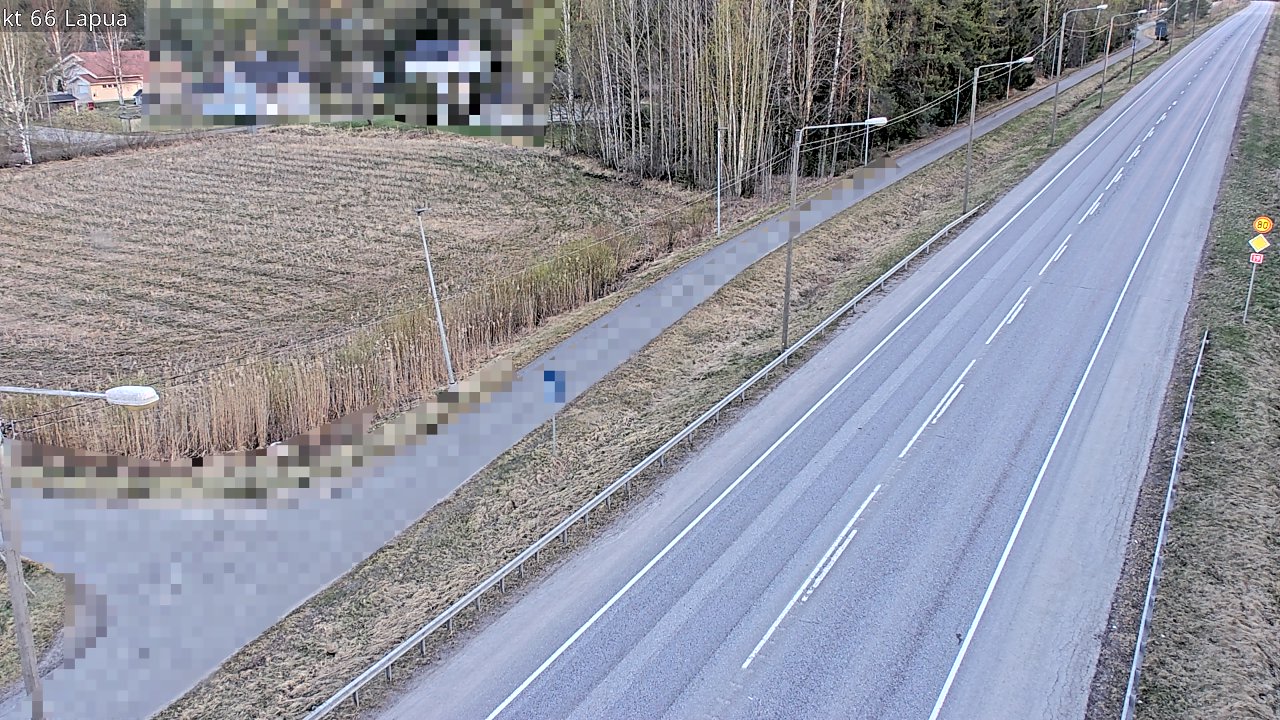 Weather Camera Image Väg 66 Lappo, Lapua, Etelä-Pohjanmaa