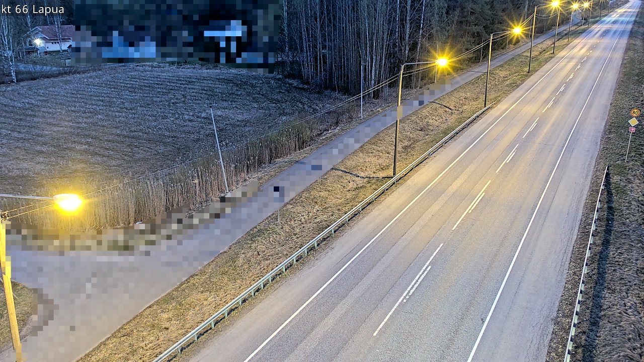 Weather Camera Image Väg 66 Lappo, Lapua, Etelä-Pohjanmaa