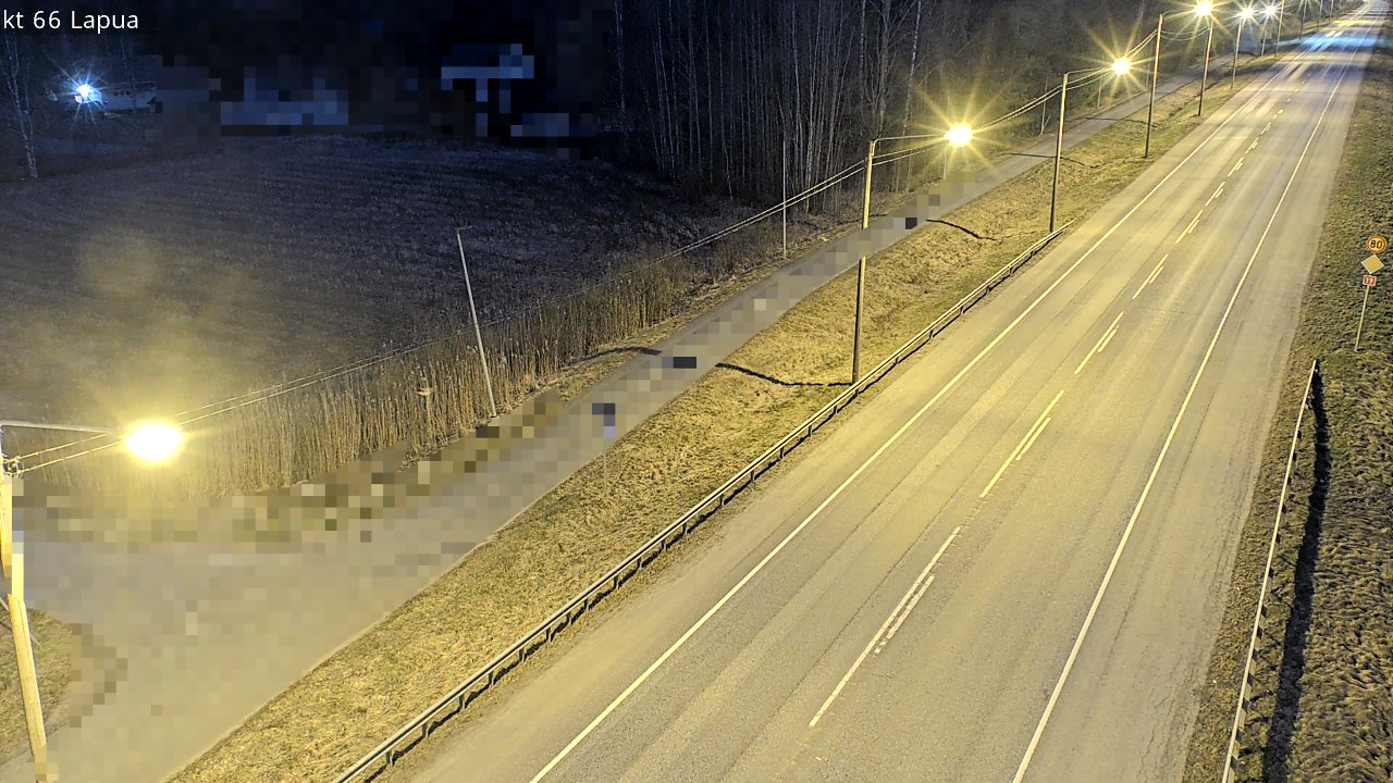 Weather Camera Image Väg 66 Lappo, Lapua, Etelä-Pohjanmaa