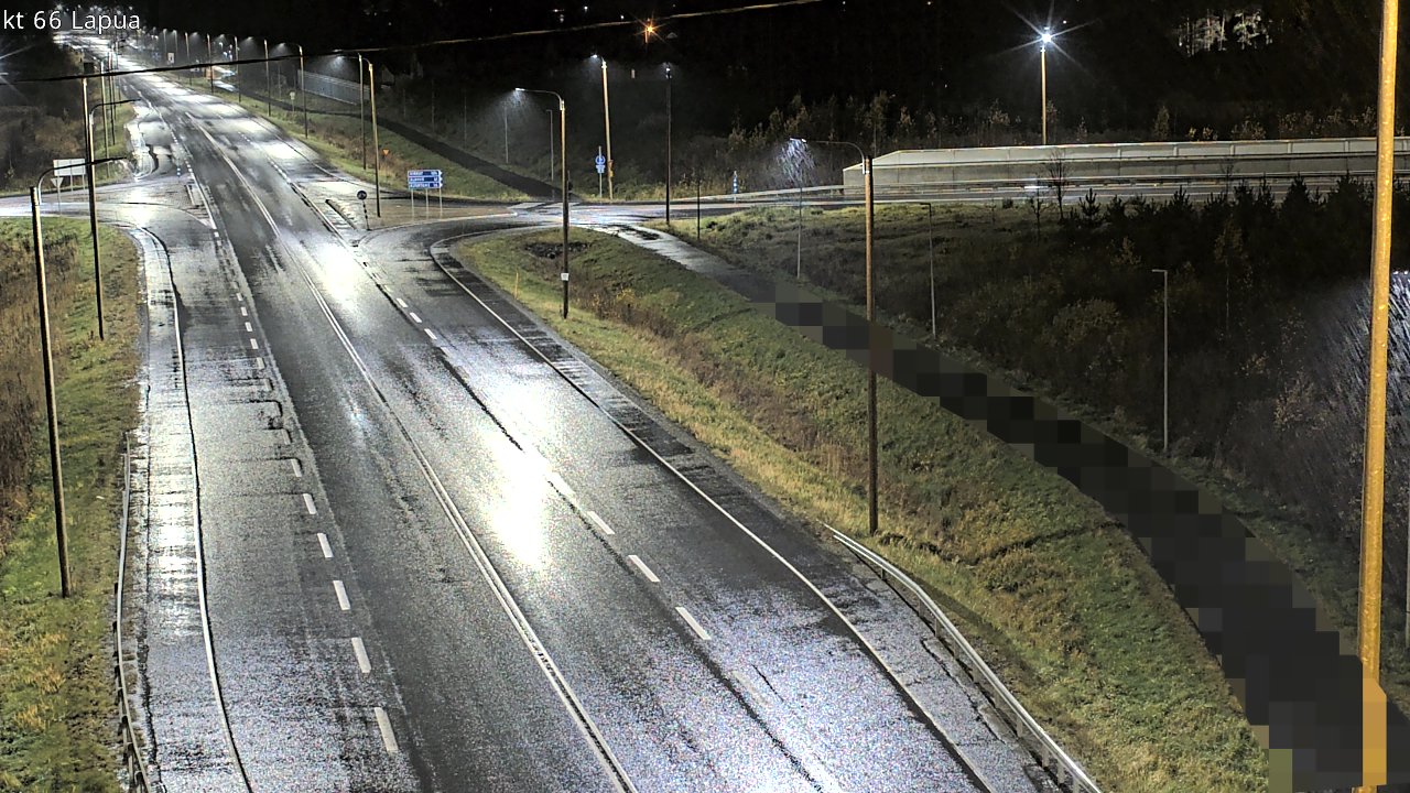 Weather Camera Image Väg 66 Lappo, Lapua, Etelä-Pohjanmaa