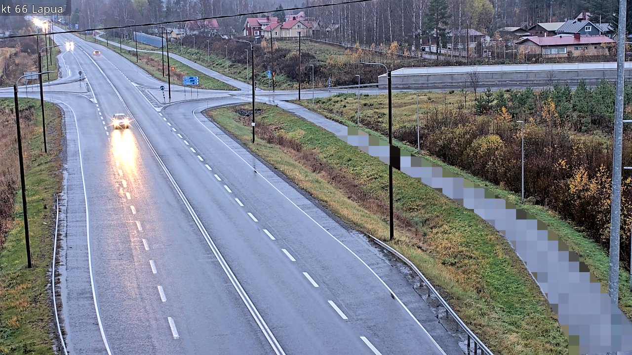 Weather Camera Image Väg 66 Lappo, Lapua, Etelä-Pohjanmaa