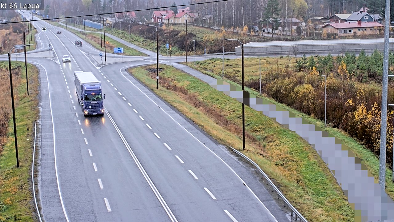 Weather Camera Image Väg 66 Lappo, Lapua, Etelä-Pohjanmaa