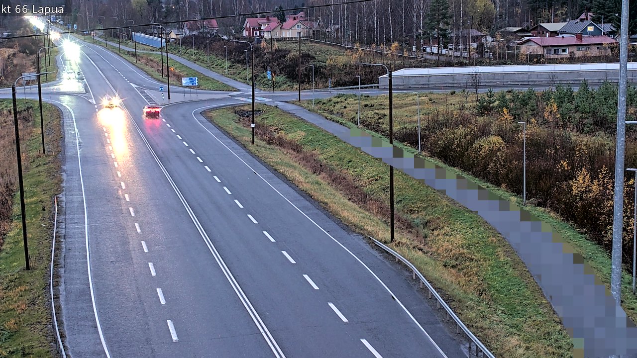 Weather Camera Image Väg 66 Lappo, Lapua, Etelä-Pohjanmaa