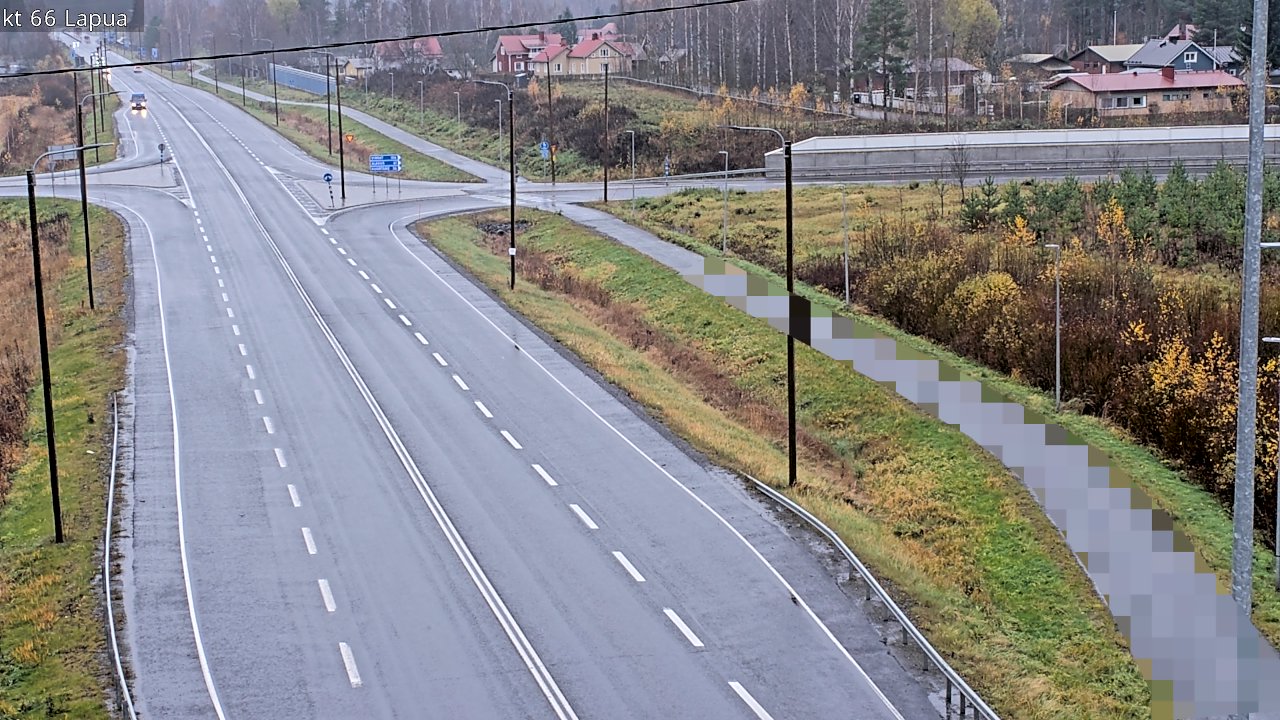 Weather Camera Image Väg 66 Lappo, Lapua, Etelä-Pohjanmaa