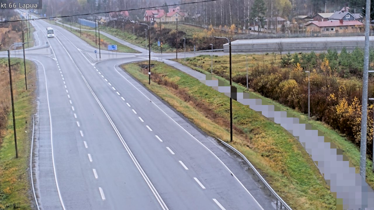 Weather Camera Image Väg 66 Lappo, Lapua, Etelä-Pohjanmaa