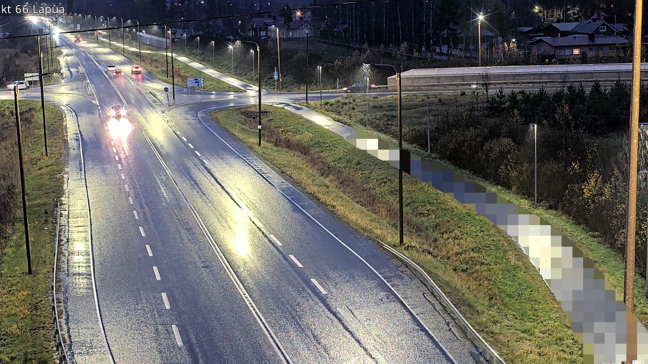 Weather Camera Image Väg 66 Lappo, Lapua, Etelä-Pohjanmaa