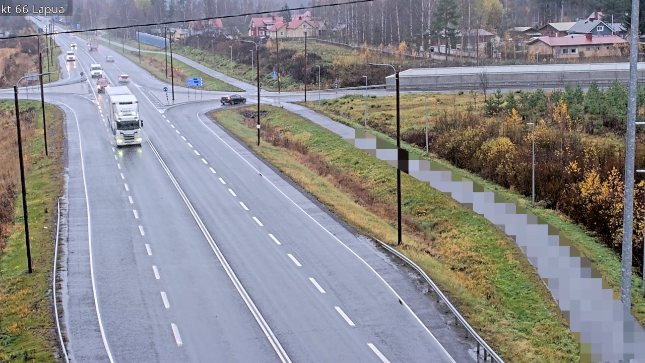 Weather Camera Image Väg 66 Lappo, Lapua, Etelä-Pohjanmaa