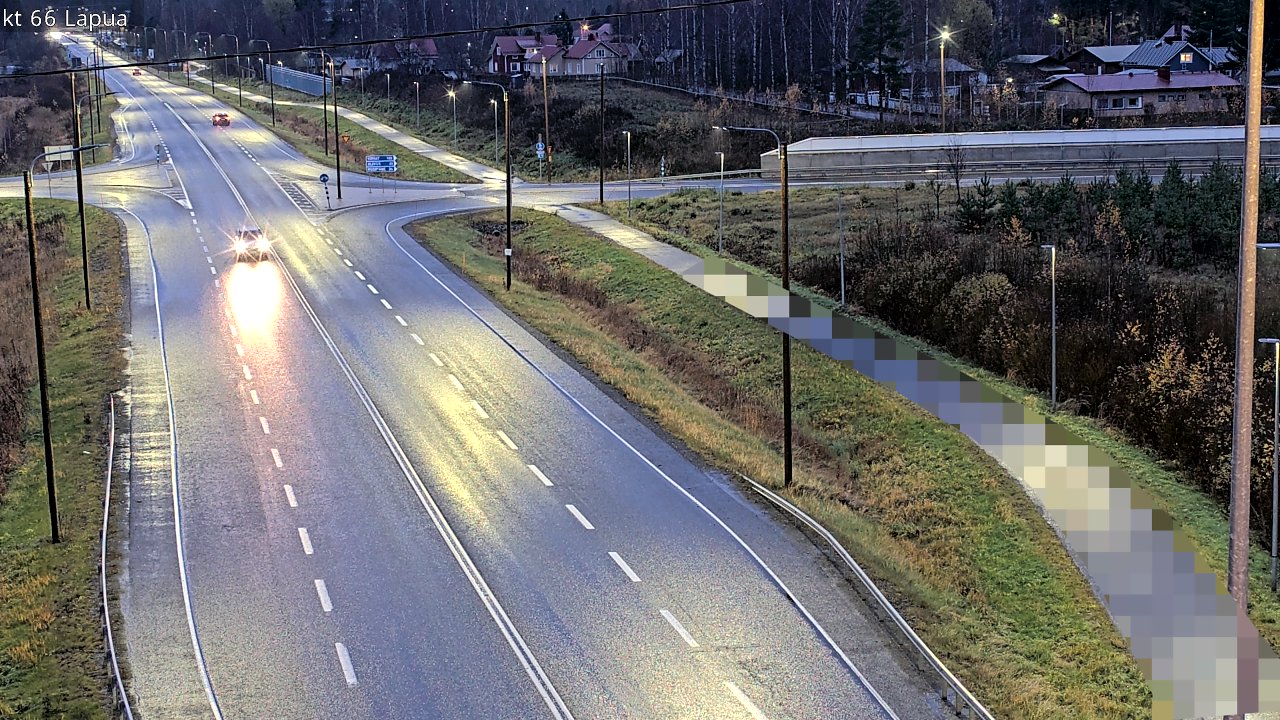 Weather Camera Image Väg 66 Lappo, Lapua, Etelä-Pohjanmaa